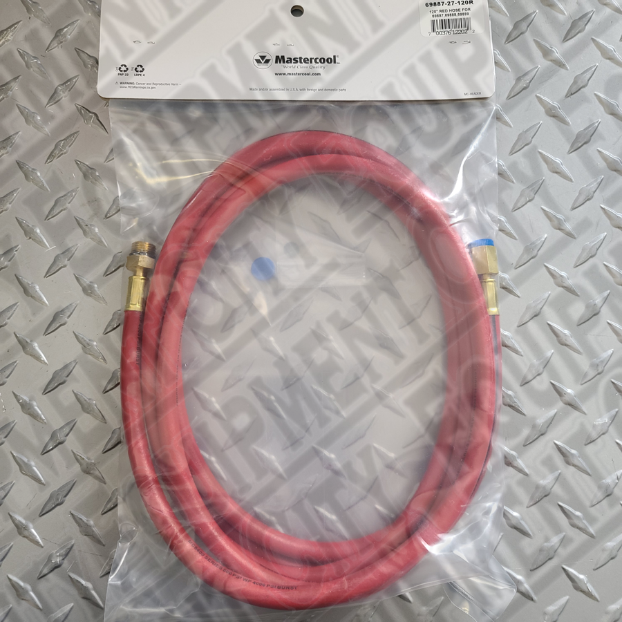 Mastercool 69887-27-120R Red High Side Hose 120 Inches